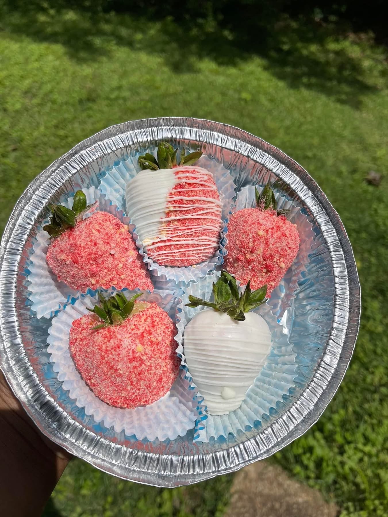 Strawberry Crunch Chocolate Covered Strawberries