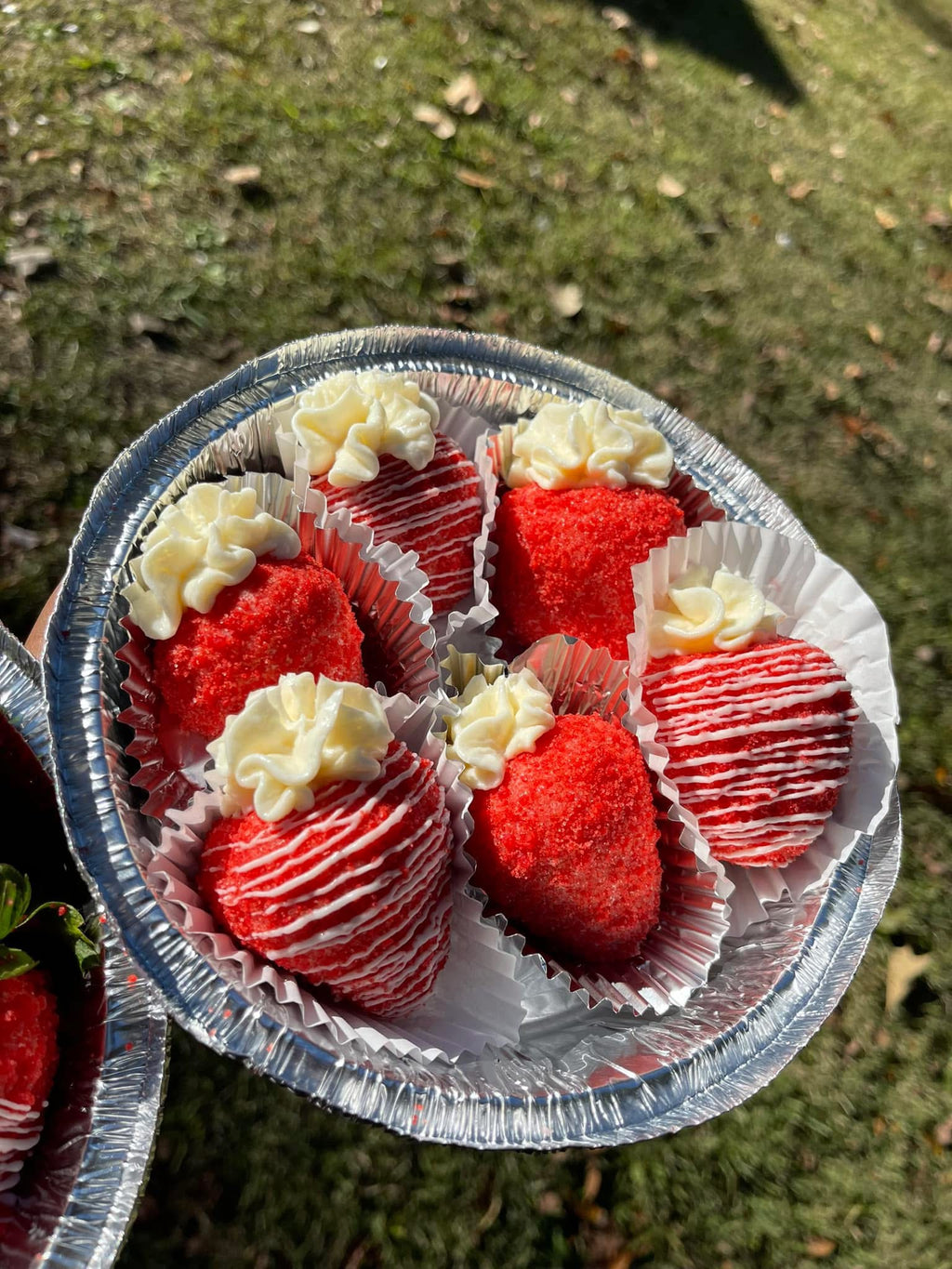 Red Velvet Chocolate Covered Strawberries