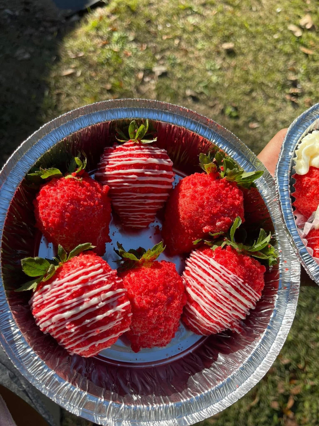 Red Velvet Chocolate Covered Strawberries