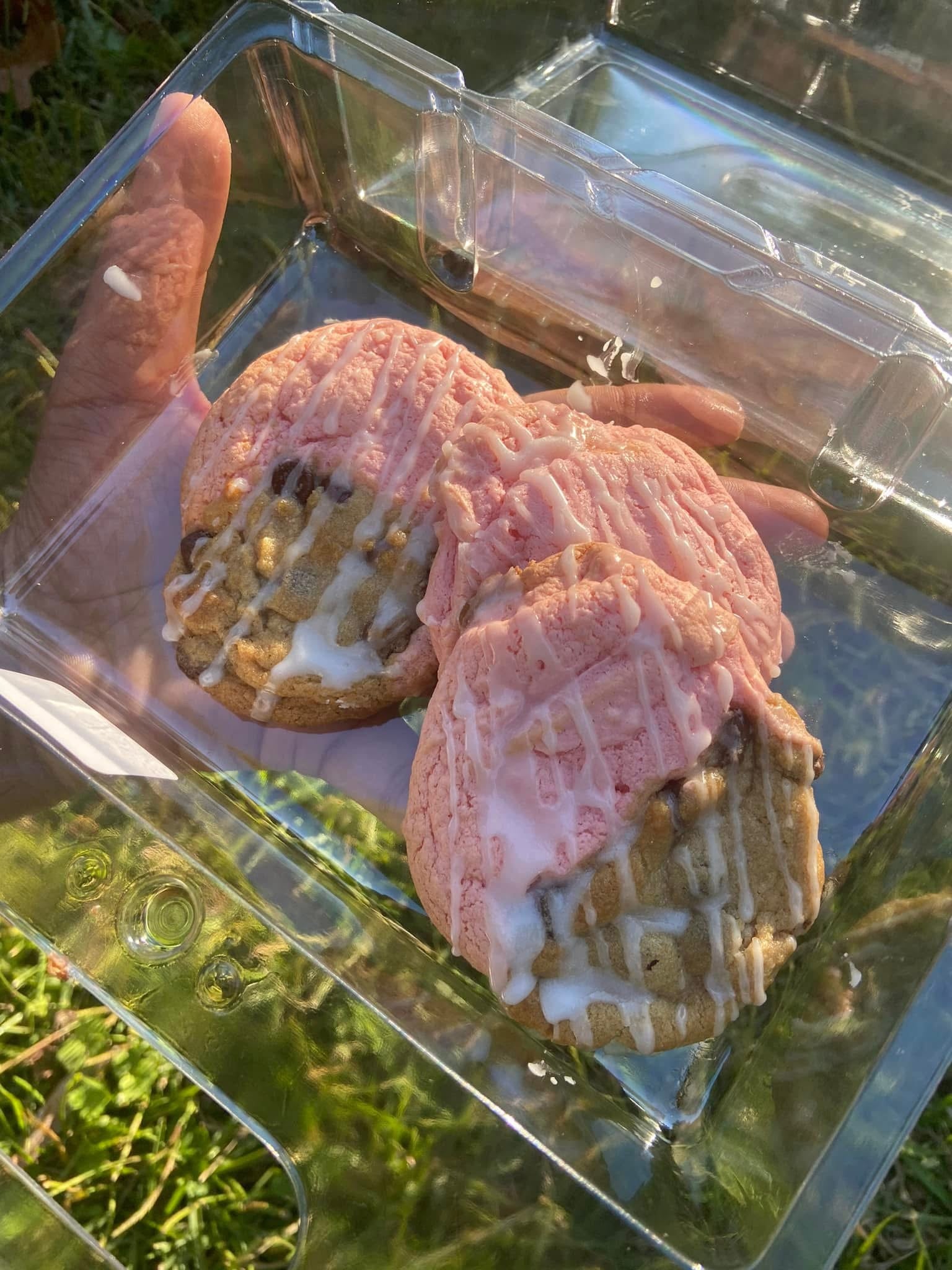 Strawberry Chocolate Chip Cookie