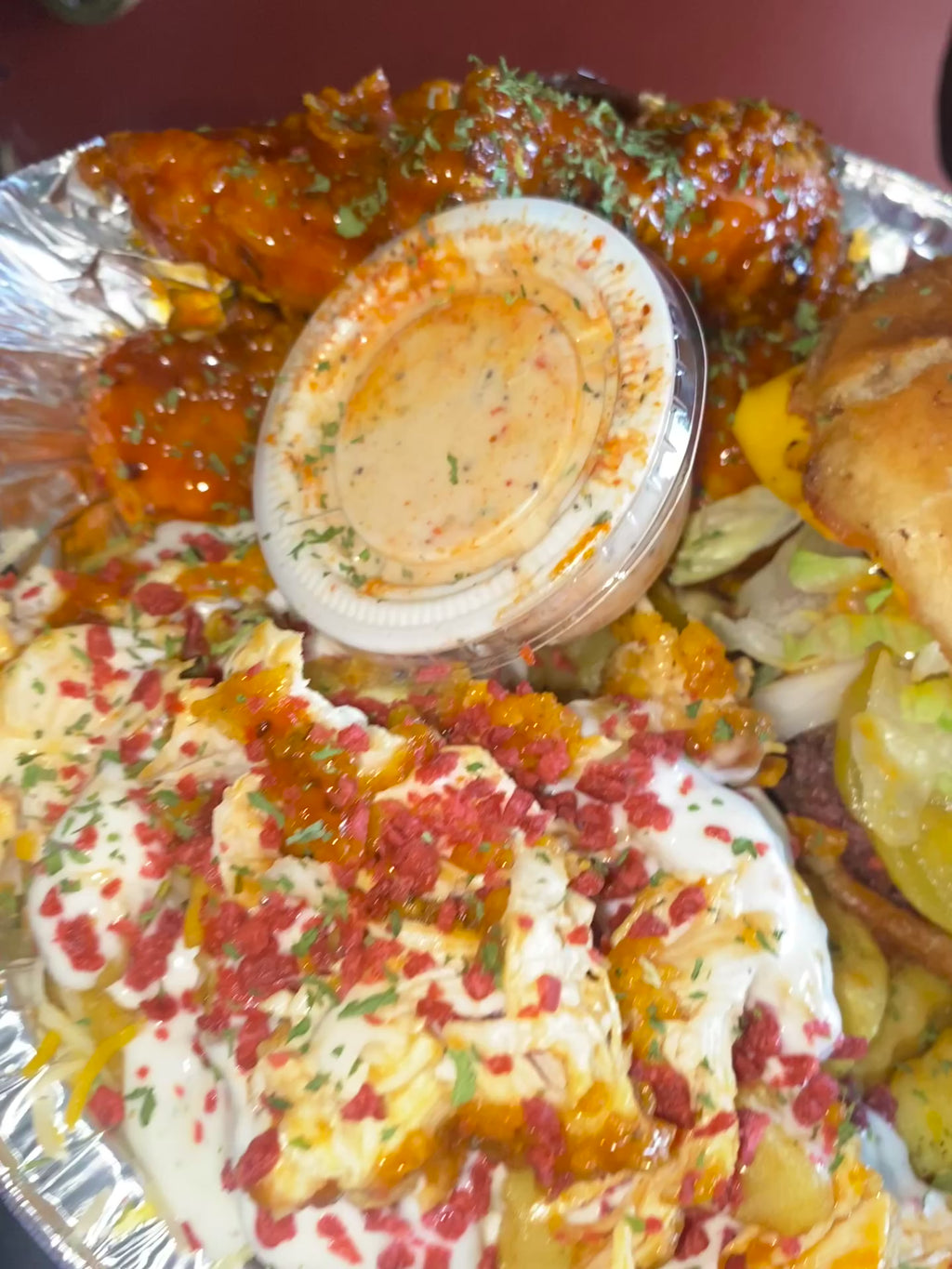 K’s Burger & Wing, Tender Platter